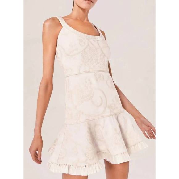 NEW ALEXIS ricci mini dress in white - Picture 3 of 3